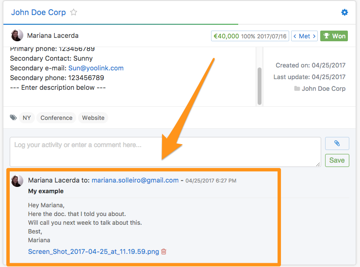 email bcc in Pro Pipe Lines